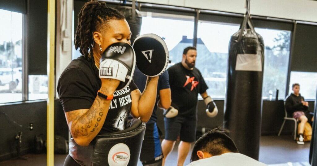 ladies boxing fitness