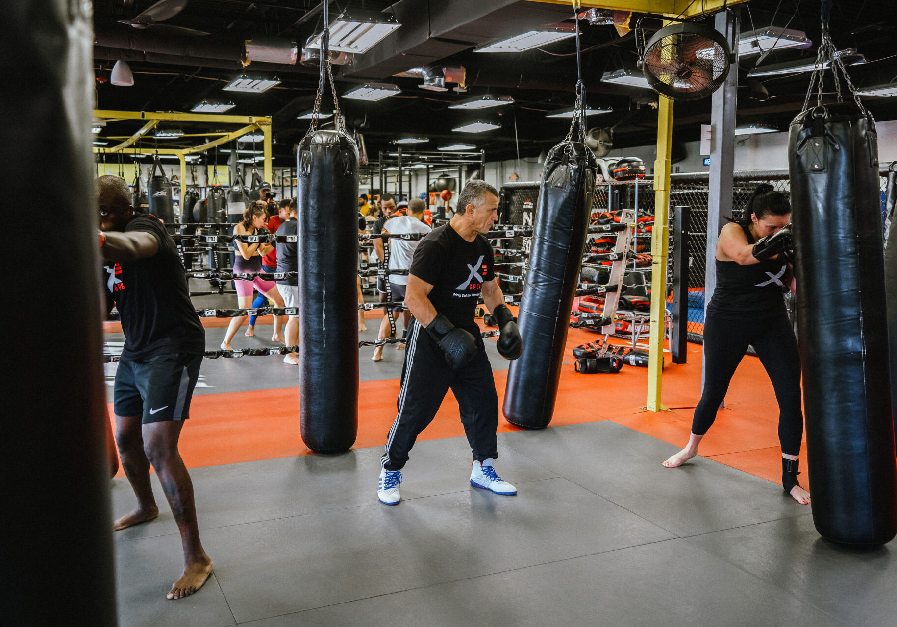 gyms with punching bags