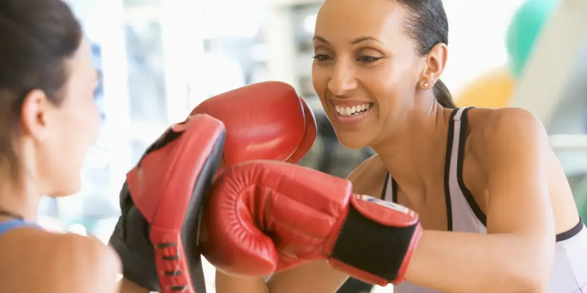Boxing classes for women