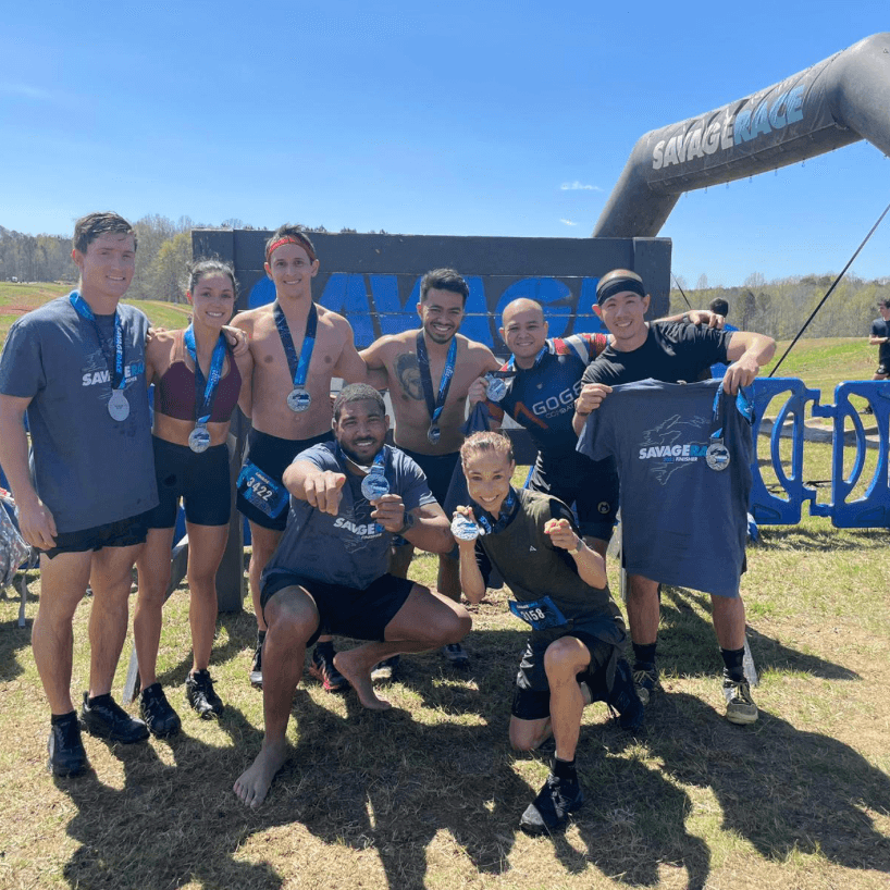 savage race team pic Team X3 Race Warriors